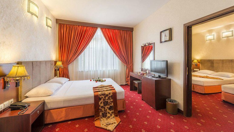 اتاق های هتل مروارید خزر نور