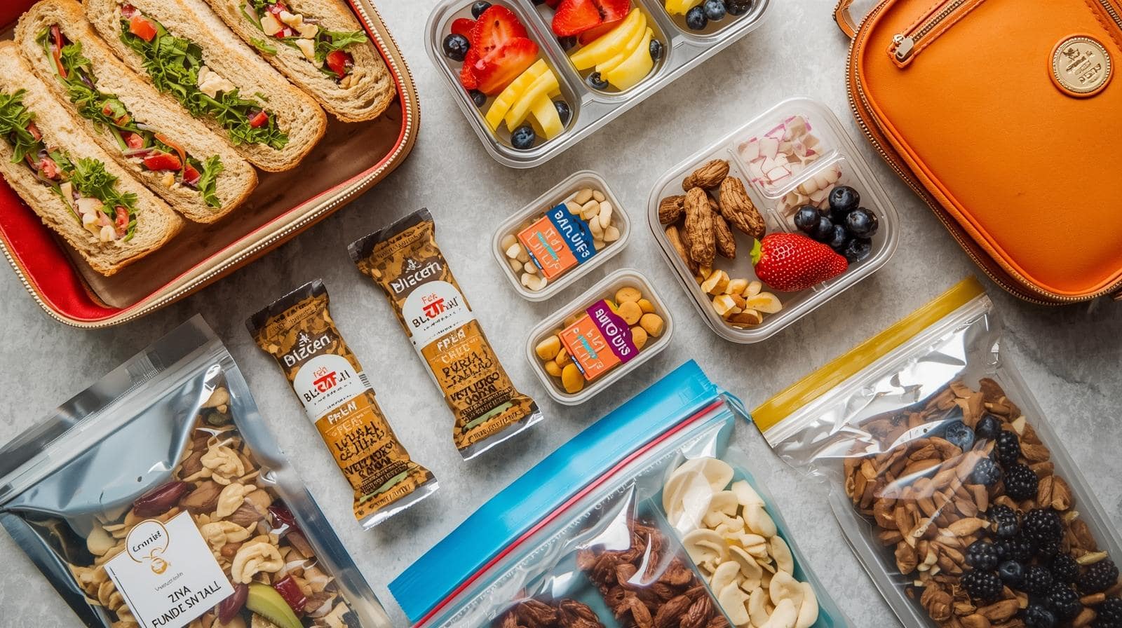 غذاهای مناسب سفر